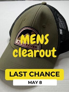 Fjallraven Khaki and Black Mesh Cap NWOT